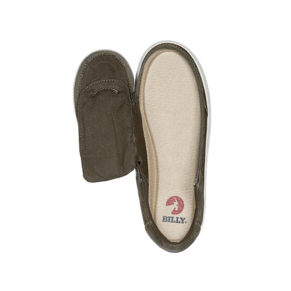 NEW Billy Footwear Women Sneaker Low Top Zip Up Olive Adaptive Size 6 M KF175 - Picture 3 of 5